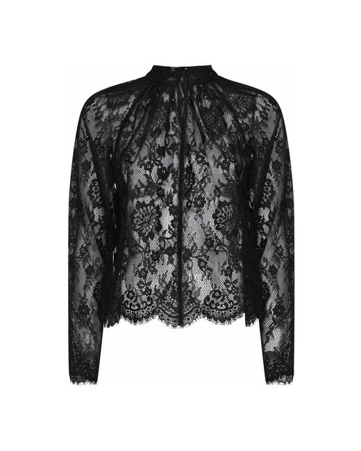 Blouses Self-Portrait de color Black