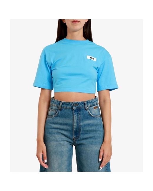 T-Shirts MSGM de color Blue
