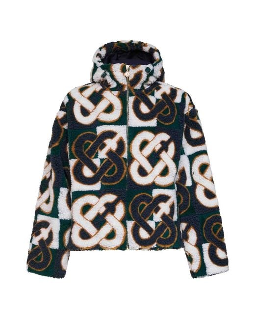 Casablanca Green Faux Fur & Shearling Jackets for men