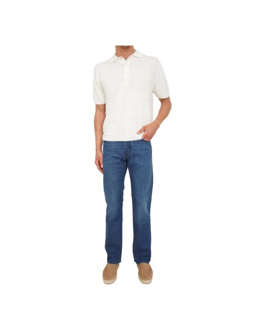 Jacob Cohen Blue Straight Fit Jeans for men