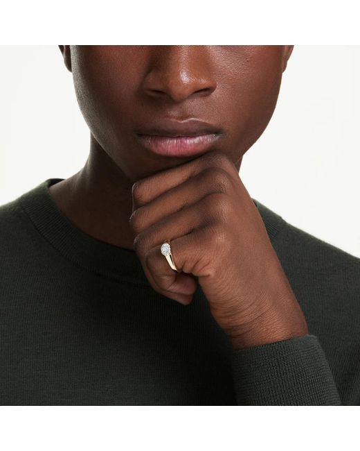 Swarovski Metallic Dextera Ring Mit Kristall
