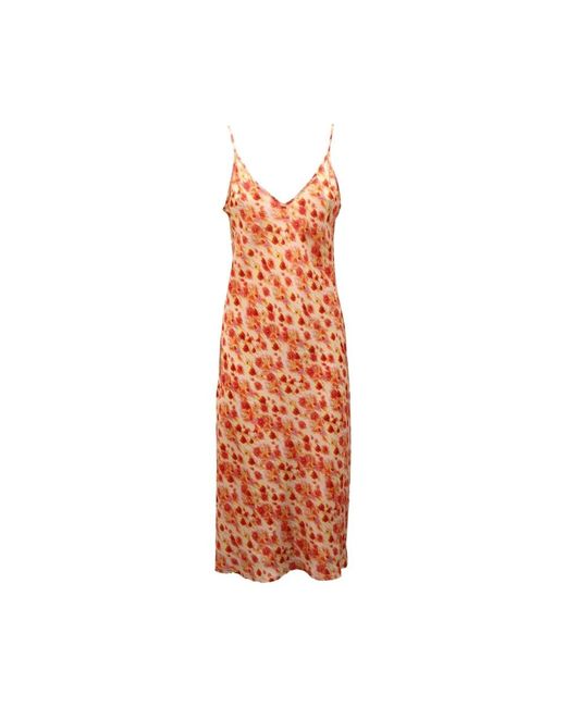 Max Mara Orange Midi Dresses
