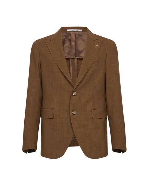 Tagliatore Brown Formal Blazers for men