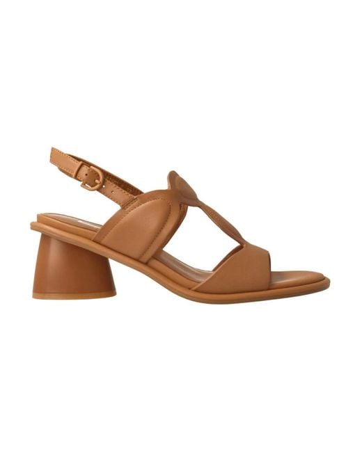 Jeannot Brown High Heel Sandals