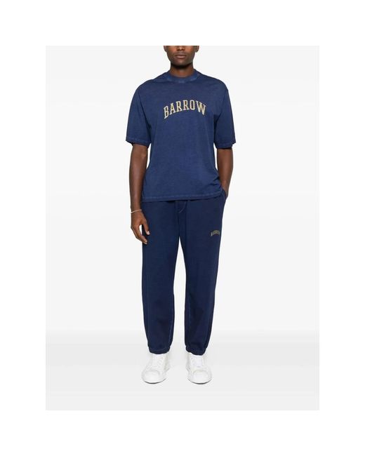 Barrow Blue Sweatpants for men