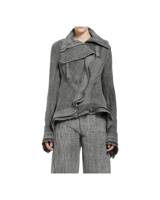 Yehuafan Gray Light Jackets