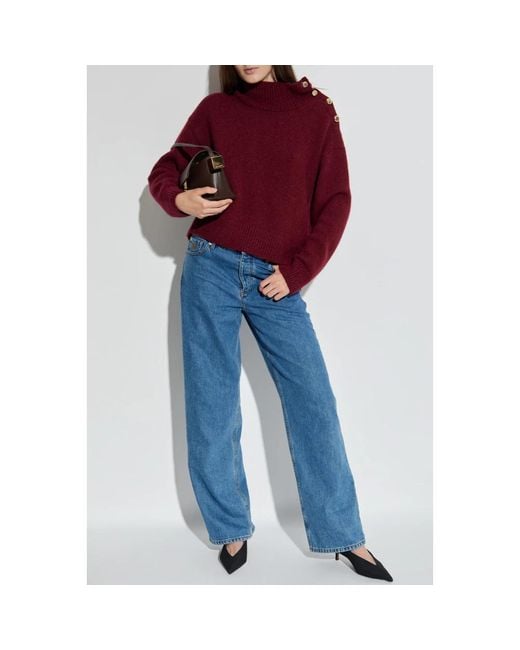 Kate Spade Turtlenecks in het Red