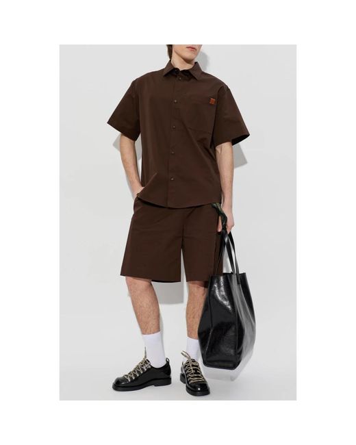 DARKPARK Brown Long Shorts for men