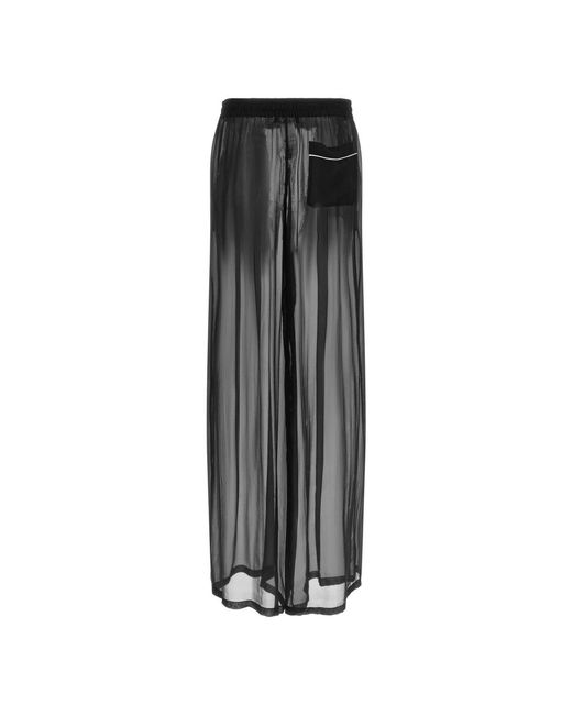 Dolce & Gabbana Gray Wide Trousers
