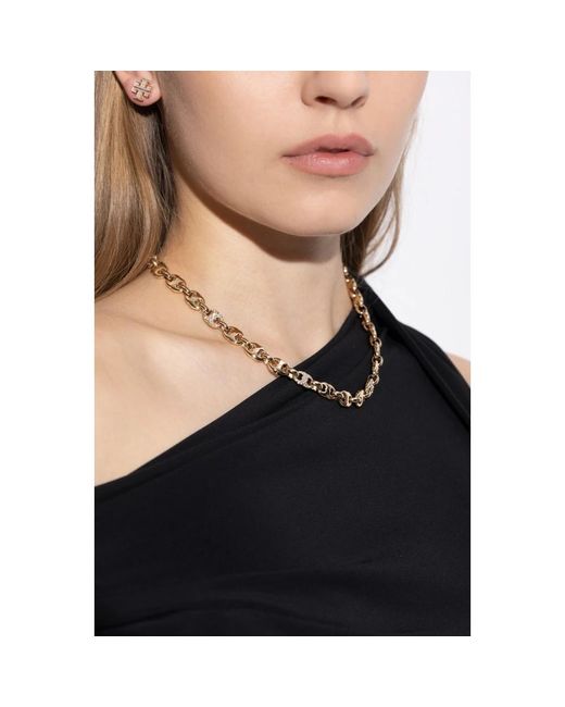 Necklaces Tory Burch de color Metallic