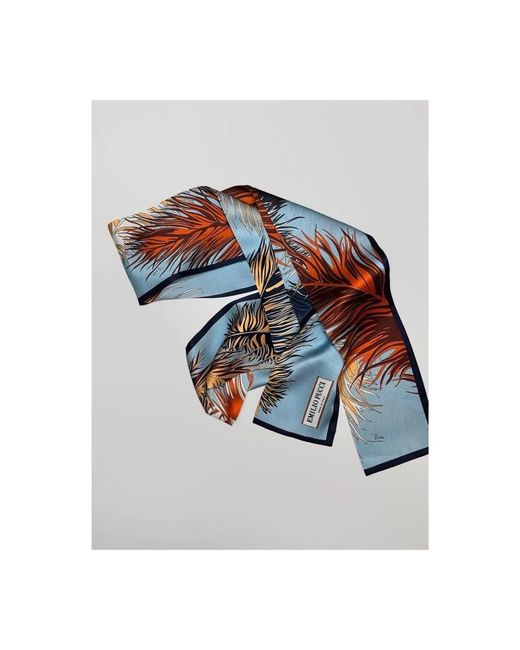 Emilio Pucci Blue Winterschals