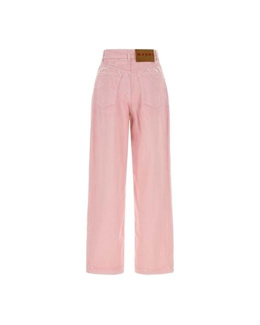Marni Pink Straight Jeans