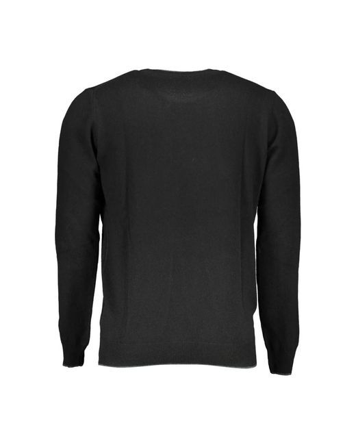 North Sails Black Round-Neck Knitwear for men