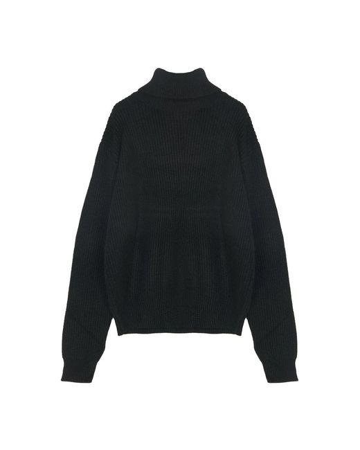 Silvian Heach Black Rollkragen