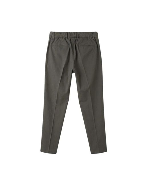 BE ABLE Gray Straight Trousers for men