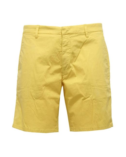 Dondup Yellow Casual Shorts for men