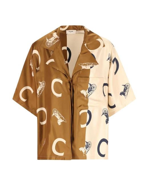 Céline Brown Shirts