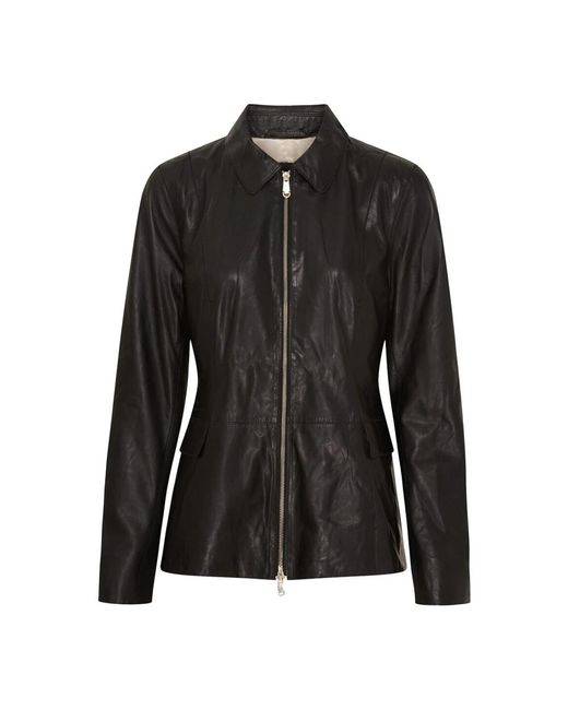 Leather Jackets Btfcph en coloris Black