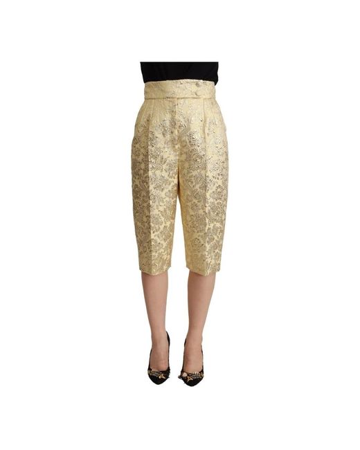 Dolce & Gabbana Natural Long Shorts
