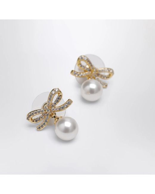 Self-Portrait Metallic Earrings