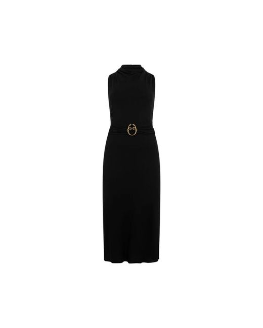 Roberto Cavalli Black Midi Dresses