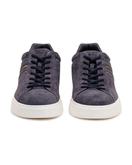 Hogan H580 Appliqué Sneakers in Blue für Herren