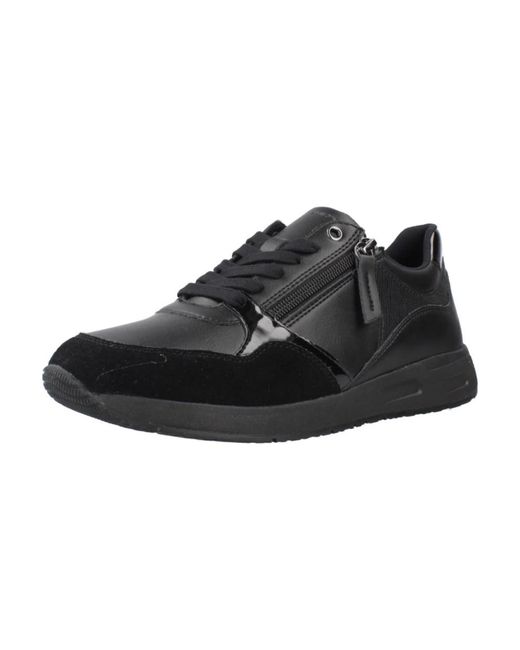 Geox Black Stylische Sneakers Für Männer Und Frauen