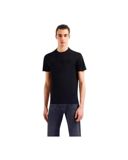 Emporio Armani Black T-Shirts for men