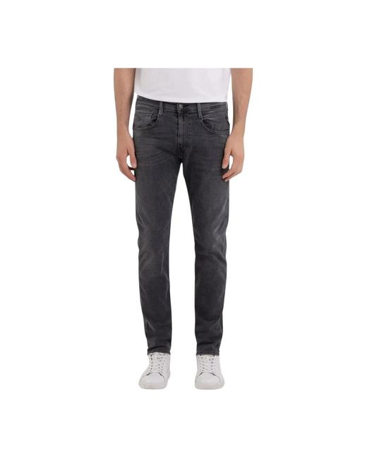 Replay Gray Slim-Fit Jeans for men