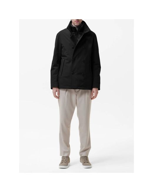 Double-Breasted Coats DUNO de hombre de color Black