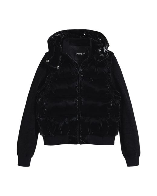 Winter Jackets Desigual de color Black