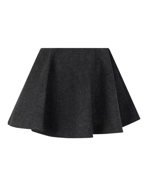 Ganni Black Short Skirts