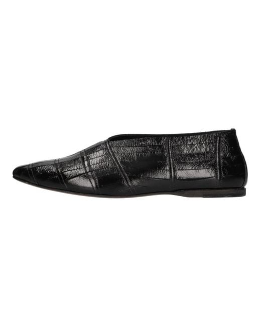 Pantanetti Black Ballerina Shoes