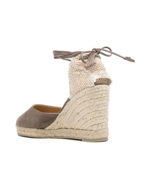 Castaner Metallic Wedges