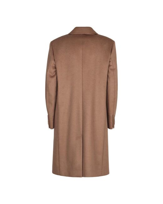 Max Mara Brown Double-Breasted Coats