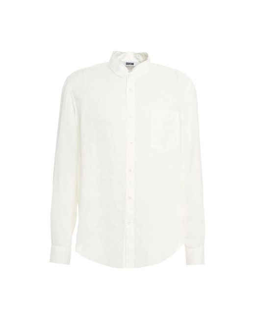 Mauro Grifoni White Casual Shirts for men