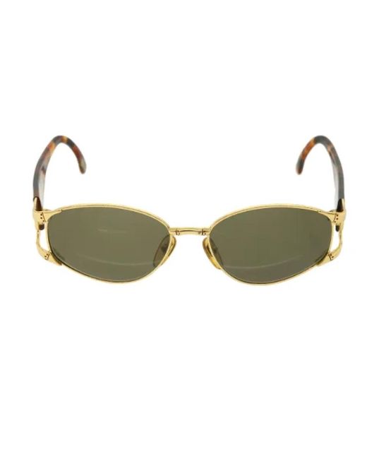 Occhiali da sole metallo usati di Fendi Vintage in Verde | Lyst