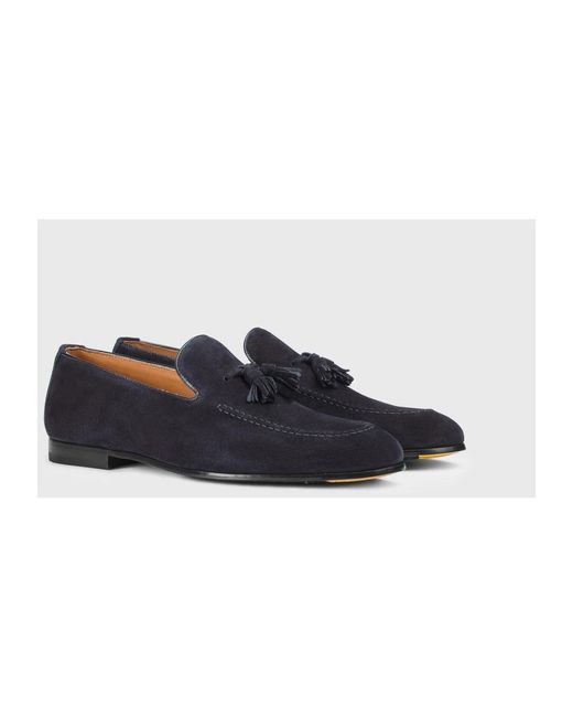 Doucal's Blue Loafers for men