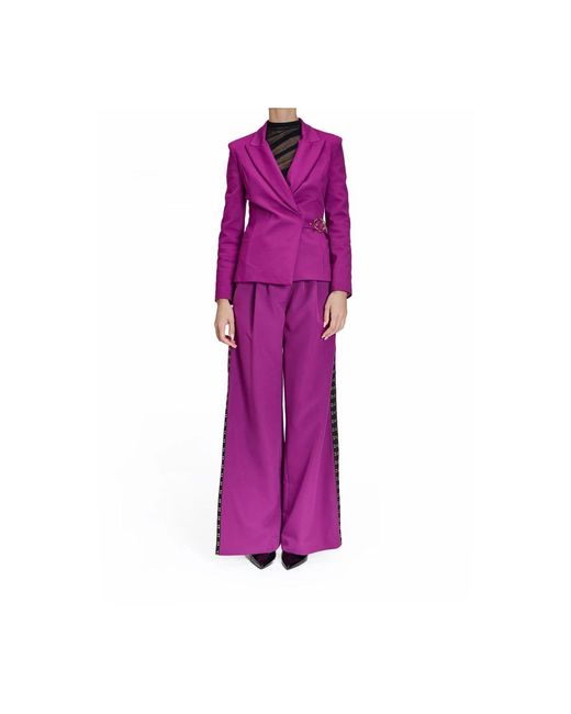 Just Cavalli Purple Blazers