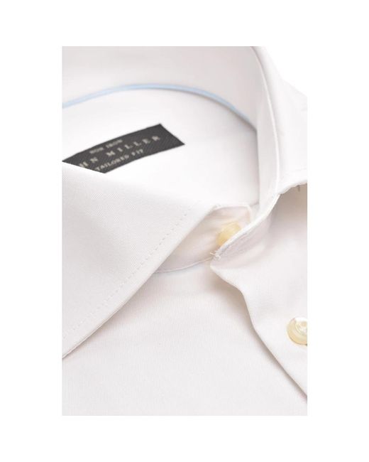 John Miller White Formal Shirts for men
