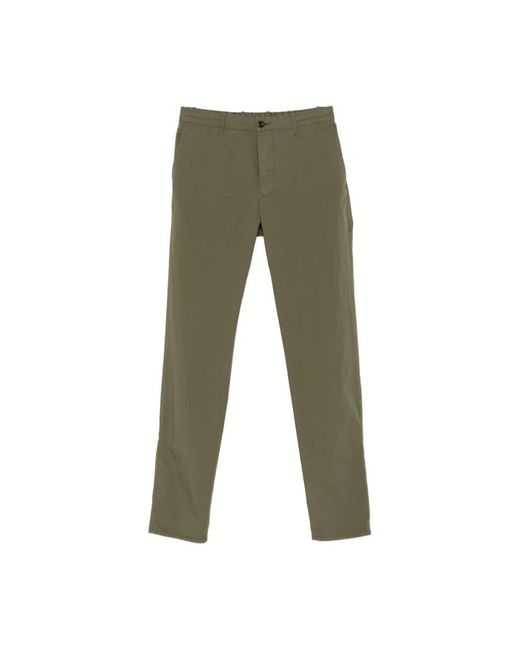 Incotex Green Chinos for men