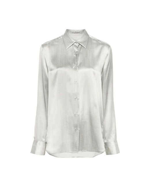 Ermanno Scervino White Lässiges baumwollhemd für männer