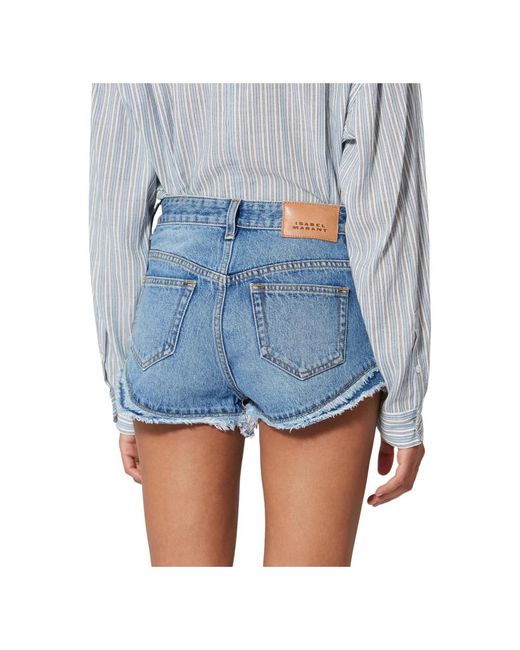 Isabel Marant Blue Denim Shorts