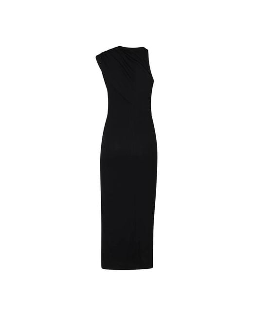 Courreges Black Midi Dresses