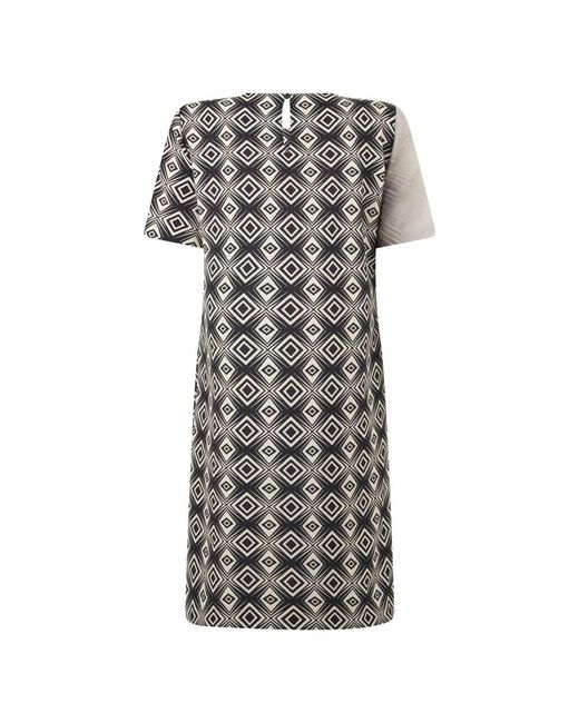 Alberta Ferretti Natural Short Dresses
