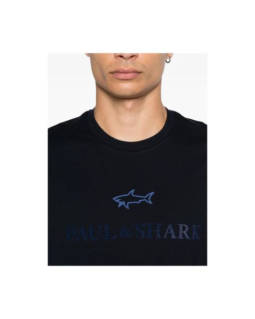 Paul & Shark T-Shirts in het Black voor heren