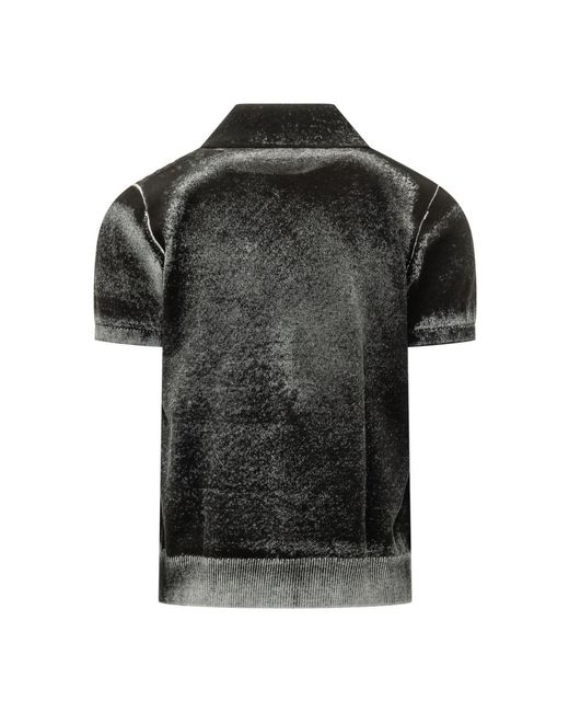DIESEL Black Polo Shirts for men
