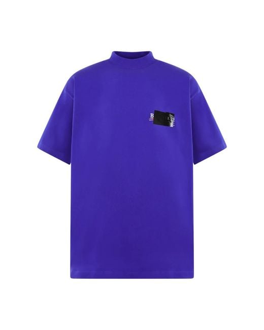 Balenciaga Purple T-Shirts for men