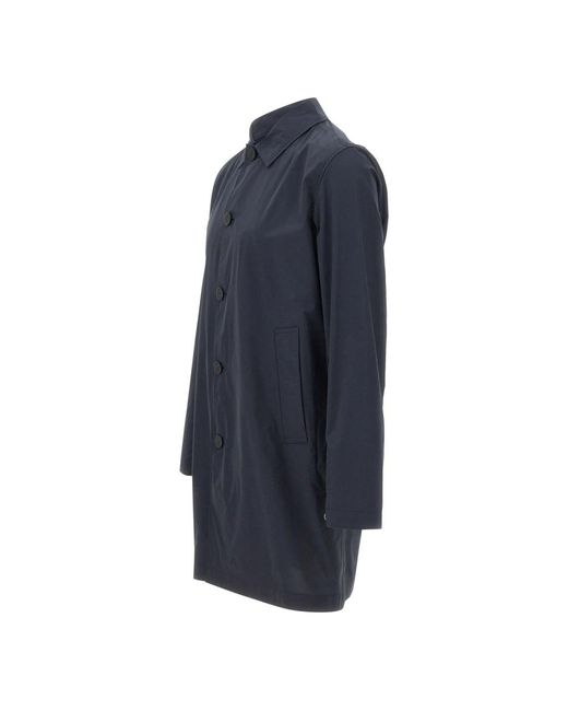 Woolrich Blue Single-Breasted Coats for men