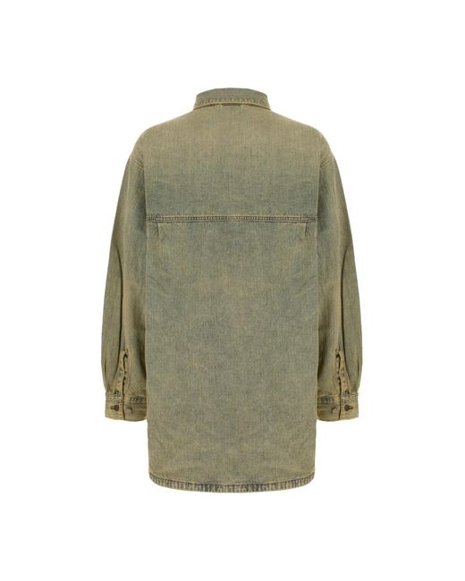 Entire studios Green Denim Shirts for men